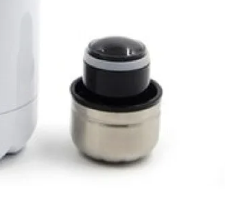 17oz. (500 ml) White Stainless Steel Water Bottle