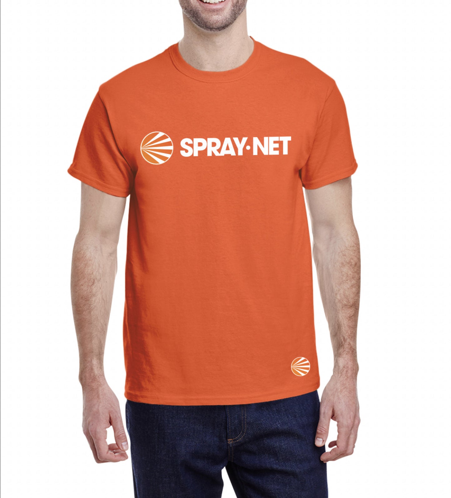 Tradeshow T-Shirt SoftStyle Spray-Net Orange