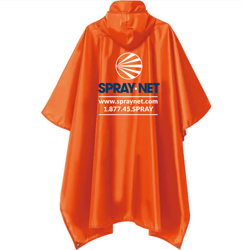 Lightweight Poncho Rain Coat with Hood
