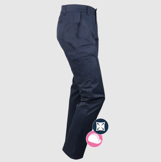 Pants Cargo Dark Navy Flex Waist