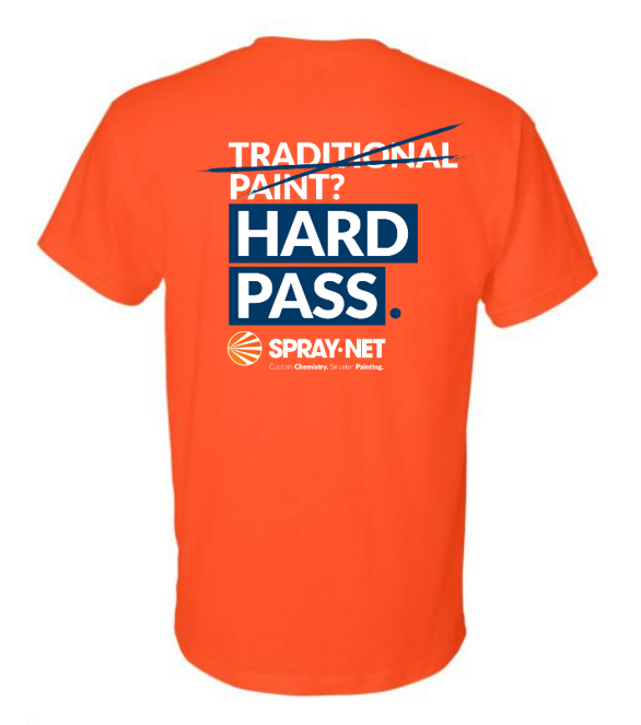 Tradeshow T-Shirt SoftStyle Spray-Net Orange