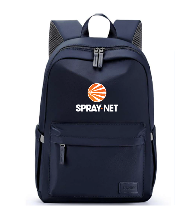 Carbon Backpack Metallic Navy blue