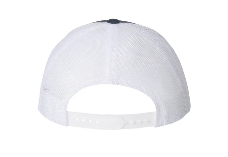 Cap 6-Panel Spray-net Navy/White Mesh
