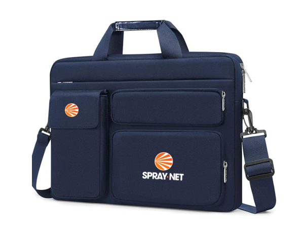 16inch Laptop Shoulder Bag Compatible Navy Blue