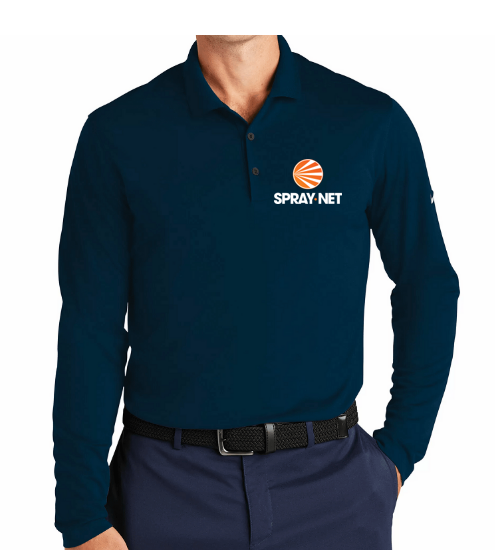 Polo Men Long Sleeve micro pique 2.0 Navy