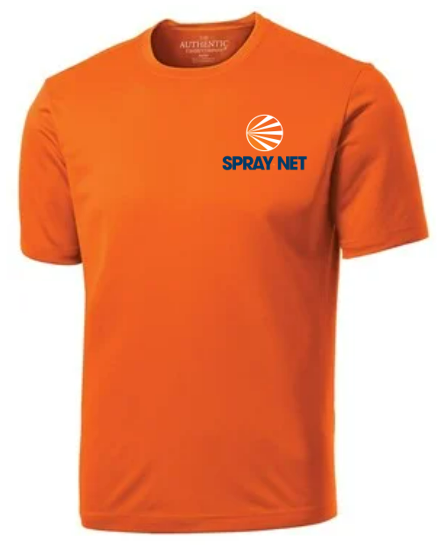 Camiseta naranja para adulto Performance Fit