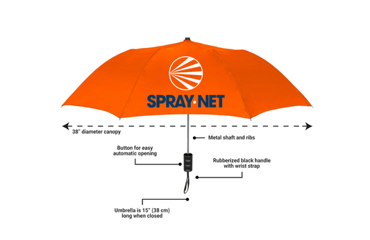 Umbrella Orange Double Branded